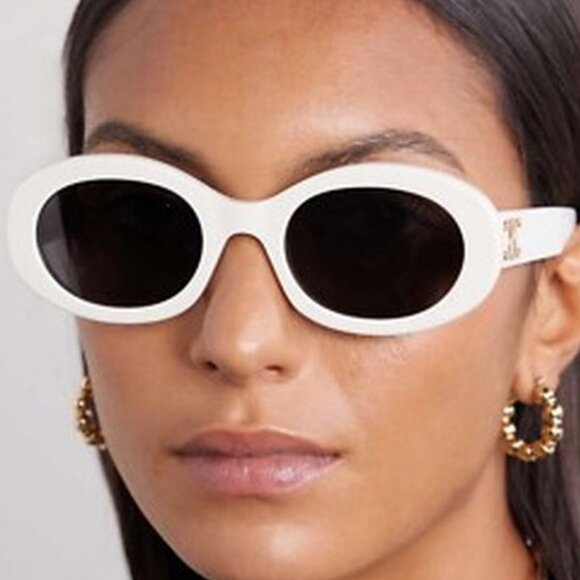 NWT CELINE SUNGLASSES WHITE - Picture 3 of 6